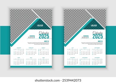 Travel Agency print-ready 2025 wall calendar design