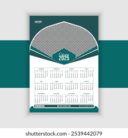 Travel Agency print-ready 2025 wall calendar design