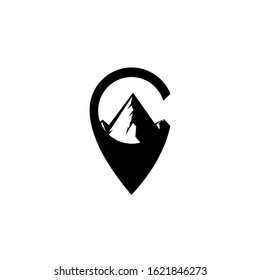 Travel agency, tourism app and trips logo, adventure tours