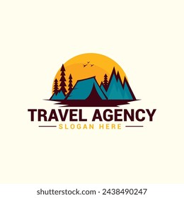 Agencia de Viajes Turismo Camp Logo Design