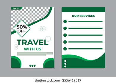 TRAVEL AGENCY  VECTOR FLYER DESIGN