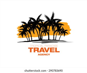 travel agency vector logo