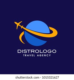 Travel agency vector logo template. Holiday logo template