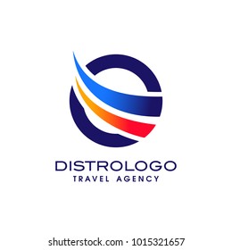 Travel agency vector logo template. Holiday logo template