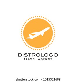 Travel agency vector logo template. Holiday logo template