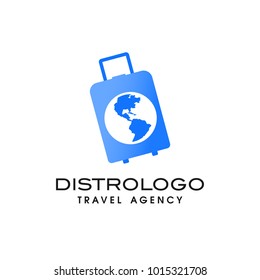Travel agency vector logo template. Holiday logo template