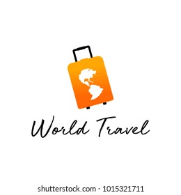 Travel agency vector logo template. Holiday logo template