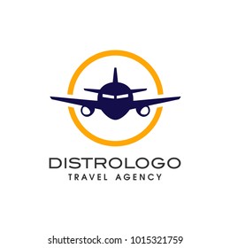 Travel agency vector logo template. Holiday logo template
