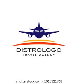 Travel agency vector logo template. Holiday logo template