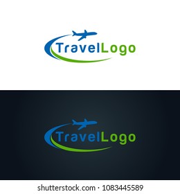 Travel agency vector logo template. Holiday logo template