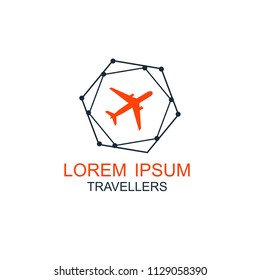 Travel agency vector logo template. Holiday logo template