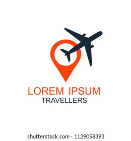 Travel agency vector logo template. Holiday logo template