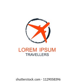 Travel agency vector logo template. Holiday logo template