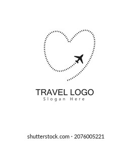 Travel agency vector logo template. Holiday logo template