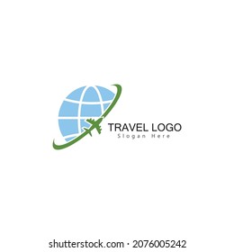 Travel agency vector logo template. Holiday logo template
