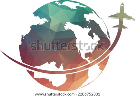 Travel agency vector logo template. Holiday logo template
globe travelling logo vector design.