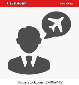 Travel Agent Icon. EPS 8 Format.