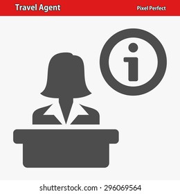 Travel Agent Icon. EPS 8 format.
