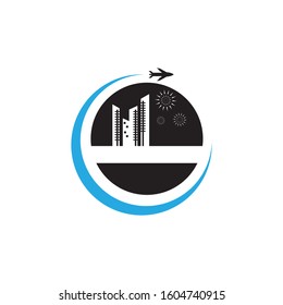 Travel agent logo design template