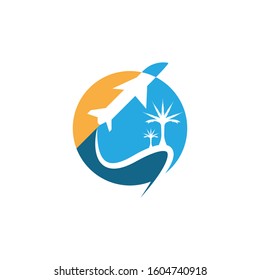 Travel agent logo design template