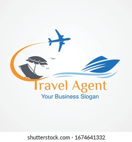 Travel Agent Logo Design Template