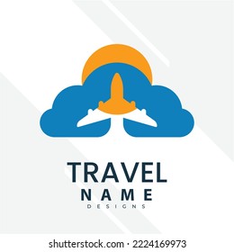 Travel agent vector logo template. holiday logo template