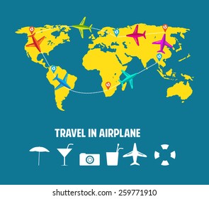 travel in airplane