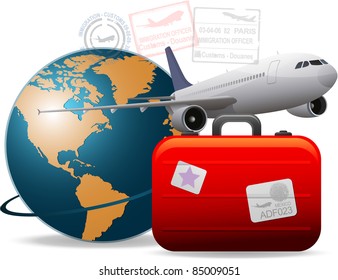 Travel airplane concept