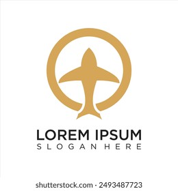  Travel airplane symbol Creative Air Logo Design Illustration
