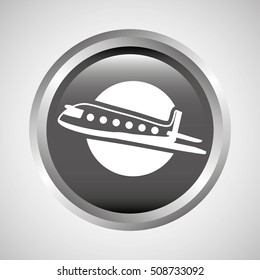 travel airplane transport design, vector illustration  graphic 