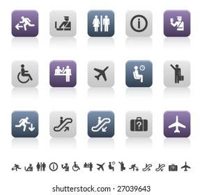 travel and airport pictograms (1 of 3)