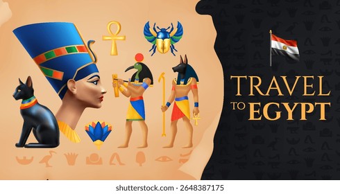 Travel to Ancient Egypt Background