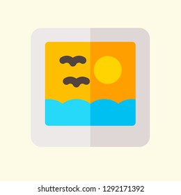 Travel App Flat Icon Vector Graphic Download Template Modern