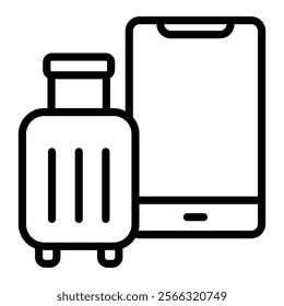 Travel App Icon Element For Design