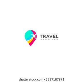 travel app logo  Design Template Vector