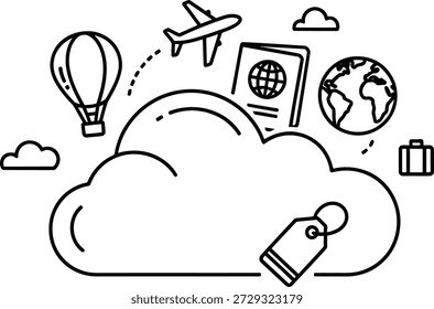 Reisen Sie mit Cloud Services und Transport um die Welt
