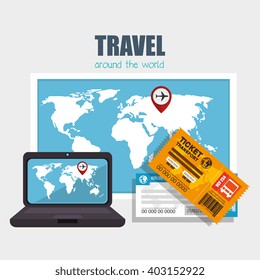 travel around the world design 