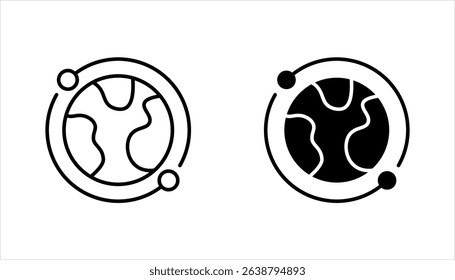 Travel around world icon set. International tourism. Planet map navigation. vector illustration on white background