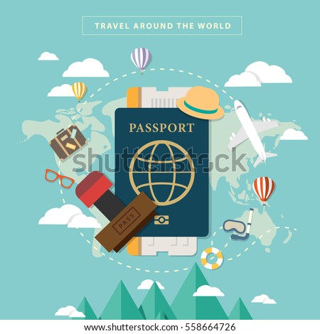 Travel Around the World with Passport and visa