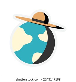 Travel Around the World Sticker