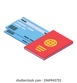 Travel assistant icon. Isometric of Travel assistant vector icon for web design isolated on white background