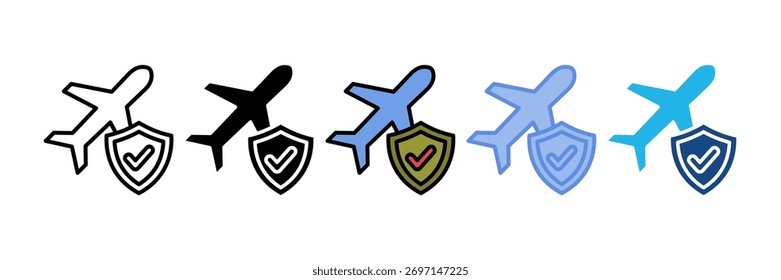 Elemento De Ícone De Garantia De Viagem Para Design