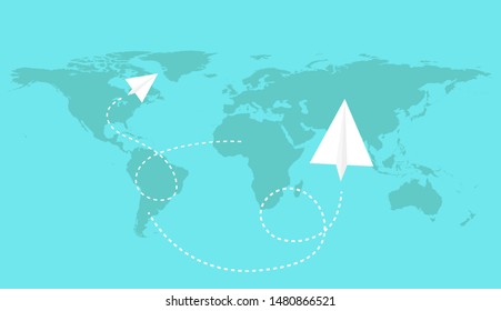 Travel Background Images Vector Images.