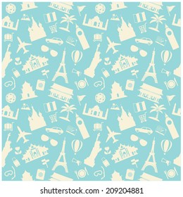 Travel Background, Pattern