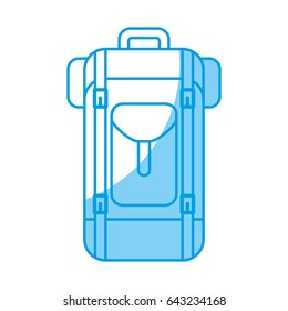 travel backpack icon 