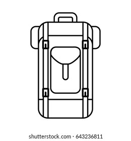 travel backpack icon 