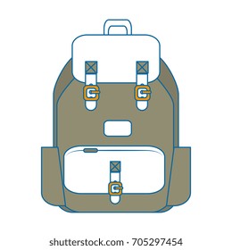 travel backpack icon