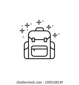 Travel, backpack icon. Element of geography icon
