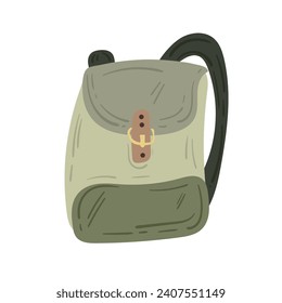 travel backpack vector design over white