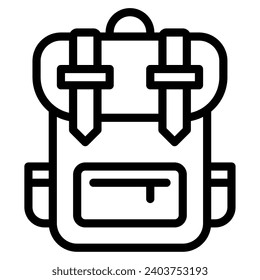 Travel-Rucksack, Vektorgrafik